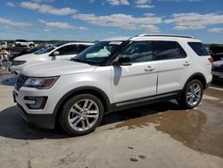 Ford Explorer salvage cars for sale: 2017 Ford Explorer XLT