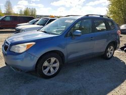 Salvage cars for sale from Copart Arlington, WA: 2015 Subaru Forester 2.5I Premium