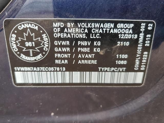 2014 Volkswagen Passat SE