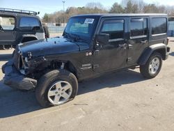 Jeep salvage cars for sale: 2018 Jeep Wrangler Unlimited Sport