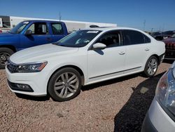 Volkswagen salvage cars for sale: 2017 Volkswagen Passat SEL Premium