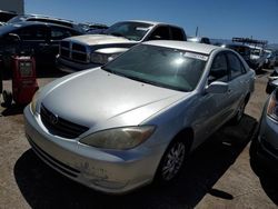 Salvage cars for sale from Copart Tucson, AZ: 2004 Toyota Camry LE