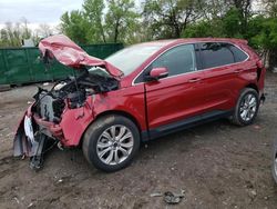 Salvage cars for sale at Baltimore, MD auction: 2023 Ford Edge Titanium