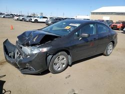 Salvage cars for sale from Copart Brighton, CO: 2014 Honda Civic LX