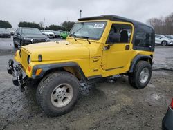 Jeep Wrangler salvage cars for sale: 2000 Jeep Wrangler / TJ Sport