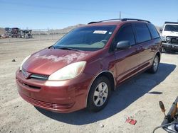 Salvage cars for sale from Copart North Las Vegas, NV: 2005 Toyota Sienna CE