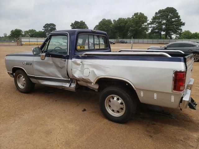 1989 Dodge D-SERIES D150