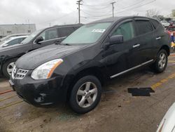 Salvage cars for sale at Chicago Heights, IL auction: 2012 Nissan Rogue S