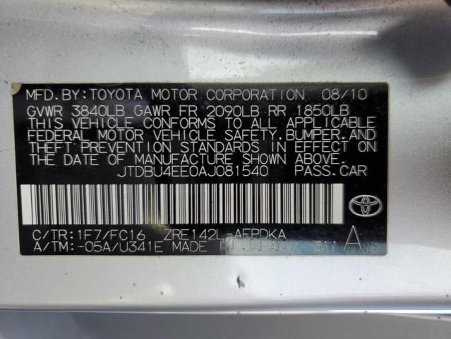 2010 Toyota Corolla Base