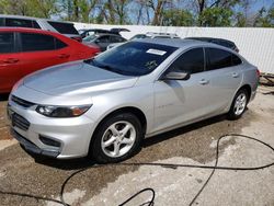 Salvage cars for sale at Bridgeton, MO auction: 2018 Chevrolet Malibu LS