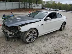 Salvage cars for sale from Copart Knightdale, NC: 2015 BMW 640 I