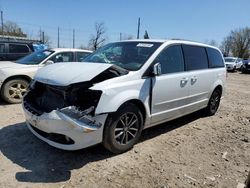 Salvage cars for sale at Lansing, MI auction: 2017 Dodge Grand Caravan SXT