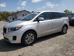 Salvage cars for sale at York Haven, PA auction: 2016 KIA Sedona LX