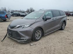 Salvage cars for sale from Copart Central Square, NY: 2021 Toyota Sienna XLE