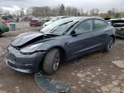 Salvage cars for sale from Copart Chalfont, PA: 2023 Tesla Model 3