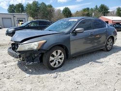 Salvage cars for sale from Copart Mendon, MA: 2008 Honda Accord EX