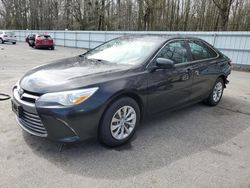 Salvage cars for sale at Glassboro, NJ auction: 2016 Toyota Camry LE