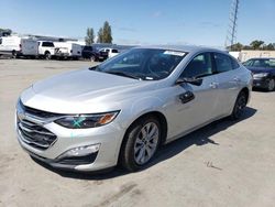 Chevrolet salvage cars for sale: 2020 Chevrolet Malibu LT