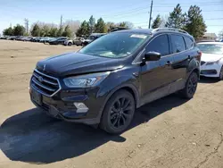 Ford salvage cars for sale: 2019 Ford Escape SE