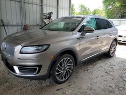 Salvage cars for sale at Midway, FL auction: 2019 Lincoln Nautilus Reserve