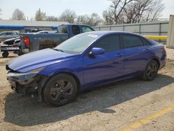 Salvage cars for sale at Wichita, KS auction: 2022 Hyundai Elantra SEL