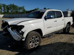 Salvage cars for sale at Spartanburg, SC auction: 2017 Toyota Tacoma Double Cab