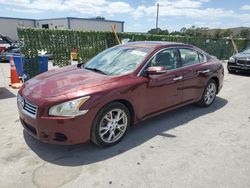 Salvage cars for sale from Copart Orlando, FL: 2012 Nissan Maxima S