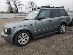 Salvage cars for sale at West Mifflin, PA auction: 2006 Land Rover Range Rover HSE