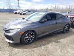 Salvage cars for sale at Moncton, NB auction: 2018 Honda Civic SI