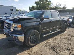 Salvage cars for sale from Copart Opa Locka, FL: 2014 GMC Sierra C1500 SLT