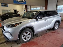 Salvage cars for sale at Angola, NY auction: 2022 Toyota Highlander L