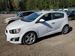 Salvage cars for sale from Copart Graham, WA: 2012 Chevrolet Sonic LTZ
