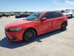 Salvage cars for sale at Grand Prairie, TX auction: 2024 Honda Civic Sport Touring