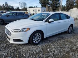 Ford Fusion S salvage cars for sale: 2016 Ford Fusion S