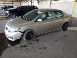 Toyota salvage cars for sale: 2010 Toyota Corolla Base