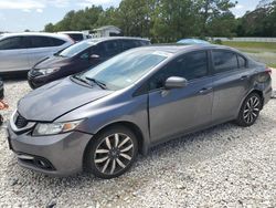 Salvage cars for sale from Copart Houston, TX: 2014 Honda Civic EXL