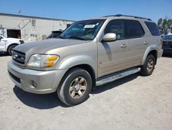 Salvage cars for sale from Copart Riverview, FL: 2003 Toyota Sequoia SR5