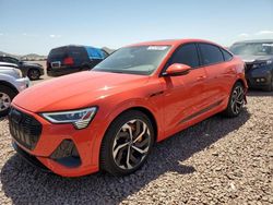 Vehiculos salvage en venta de Copart Phoenix, AZ: 2022 Audi E-TRON Sportback Premium Plus