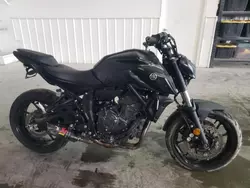 Salvage motorcycles for sale at Tulsa, OK auction: 2022 Yamaha MT07