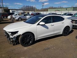 Salvage cars for sale at New Britain, CT auction: 2015 Acura TLX Tech