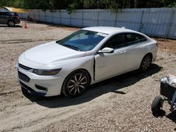 Salvage cars for sale at Knightdale, NC auction: 2017 Chevrolet Malibu LT