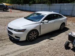 Chevrolet salvage cars for sale: 2017 Chevrolet Malibu LT