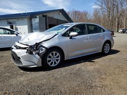 Salvage cars for sale at Assonet, MA auction: 2022 Toyota Corolla LE
