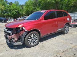 Salvage cars for sale at Austell, GA auction: 2020 Mitsubishi Outlander ES