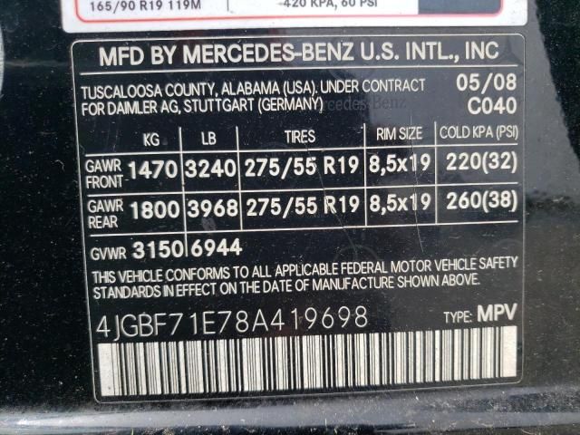 2008 Mercedes-Benz GL 450 4matic