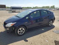 Salvage cars for sale from Copart Kansas City, KS: 2013 Toyota Prius