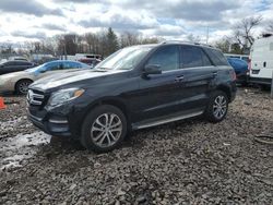 Salvage cars for sale from Copart Chalfont, PA: 2016 Mercedes-Benz GLE 350 4matic