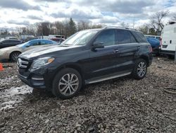 Vehiculos salvage en venta de Copart Chalfont, PA: 2016 Mercedes-Benz GLE 350 4matic