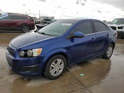Salvage cars for sale at Grand Prairie, TX auction: 2014 Chevrolet Sonic LT