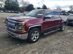 Salvage cars for sale at Madisonville, TN auction: 2014 Chevrolet Silverado K1500 LTZ